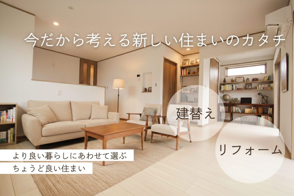 暮らしやすさで選ぶ、ちょうどいい住まい【建替え・リフォーム相談会】ｉｎ小川店